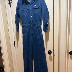 Wrangler Classic Blue Denim Jumpsuit